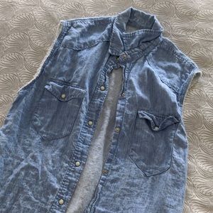 Sandro button down vest